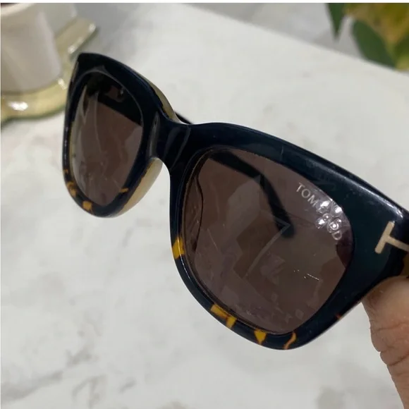 Tom Ford Dark Havana Snowden 52-21-145 Sunglasses - Picture 7 of 11